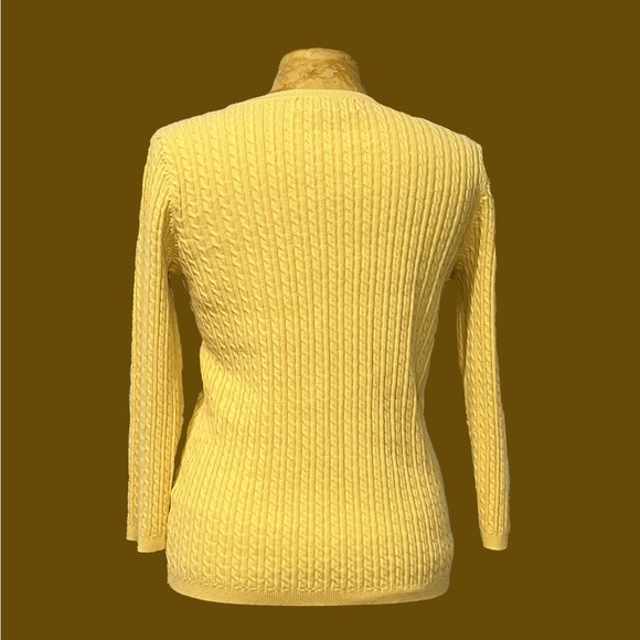 💛Butter Yellow Cable Knit Sweater💛 - Picture 2 of 5